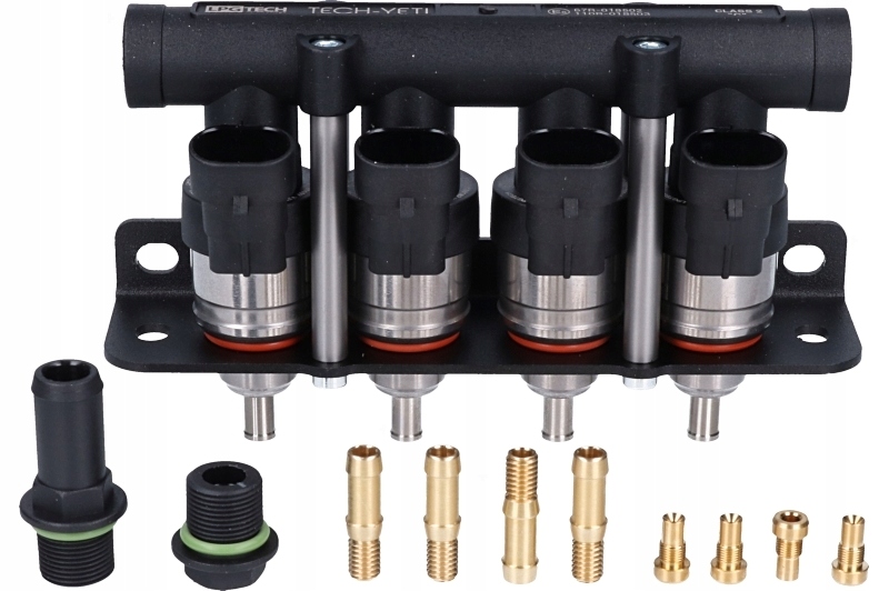 Listwa wtryskowa LPGtech yeti 4cyl konfekcja Car type 4x4 SUV Passenger cars Cargo vans Trucks RVs Buses Undefined