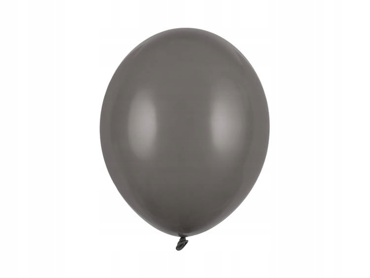 BALONY LATEKSOWE 30 CM PASTELOWE SZARE 10 SZT