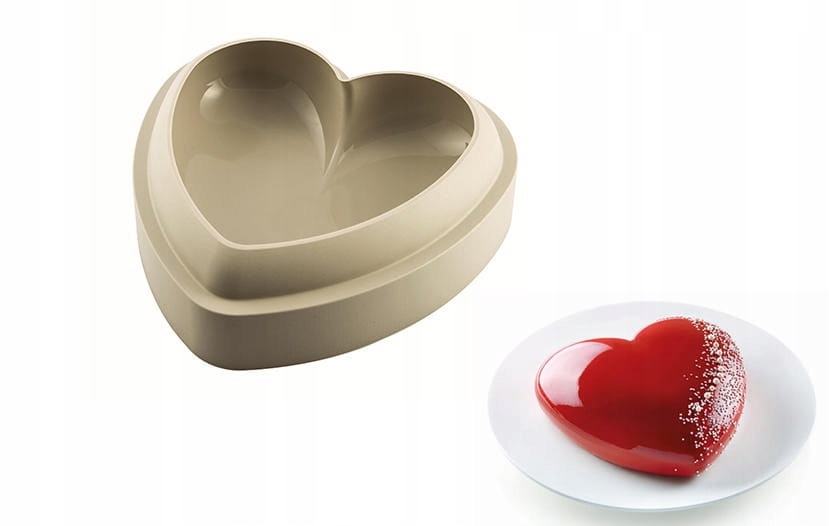 Silikonová forma na pečení Batticuore Srdce Silikomart