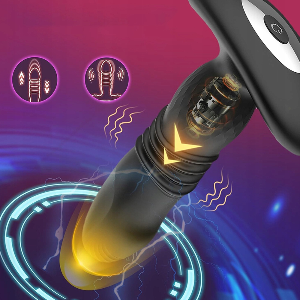 WIBRATOR ANALNE DILDO PCHANIA PUNKTU G ZABAWKI EROTYCZNE MASAŻERY PROSTATY EAN (GTIN) 0882696060694