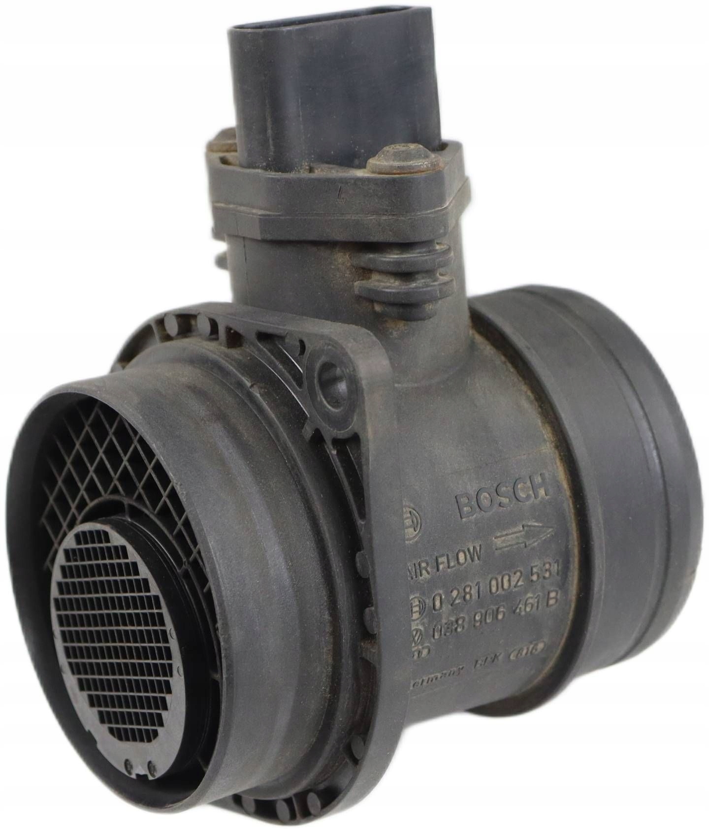 VW T5 GOLF V AUDI A3 8P flow meter 1.9 TDI 038906461B 0281002531