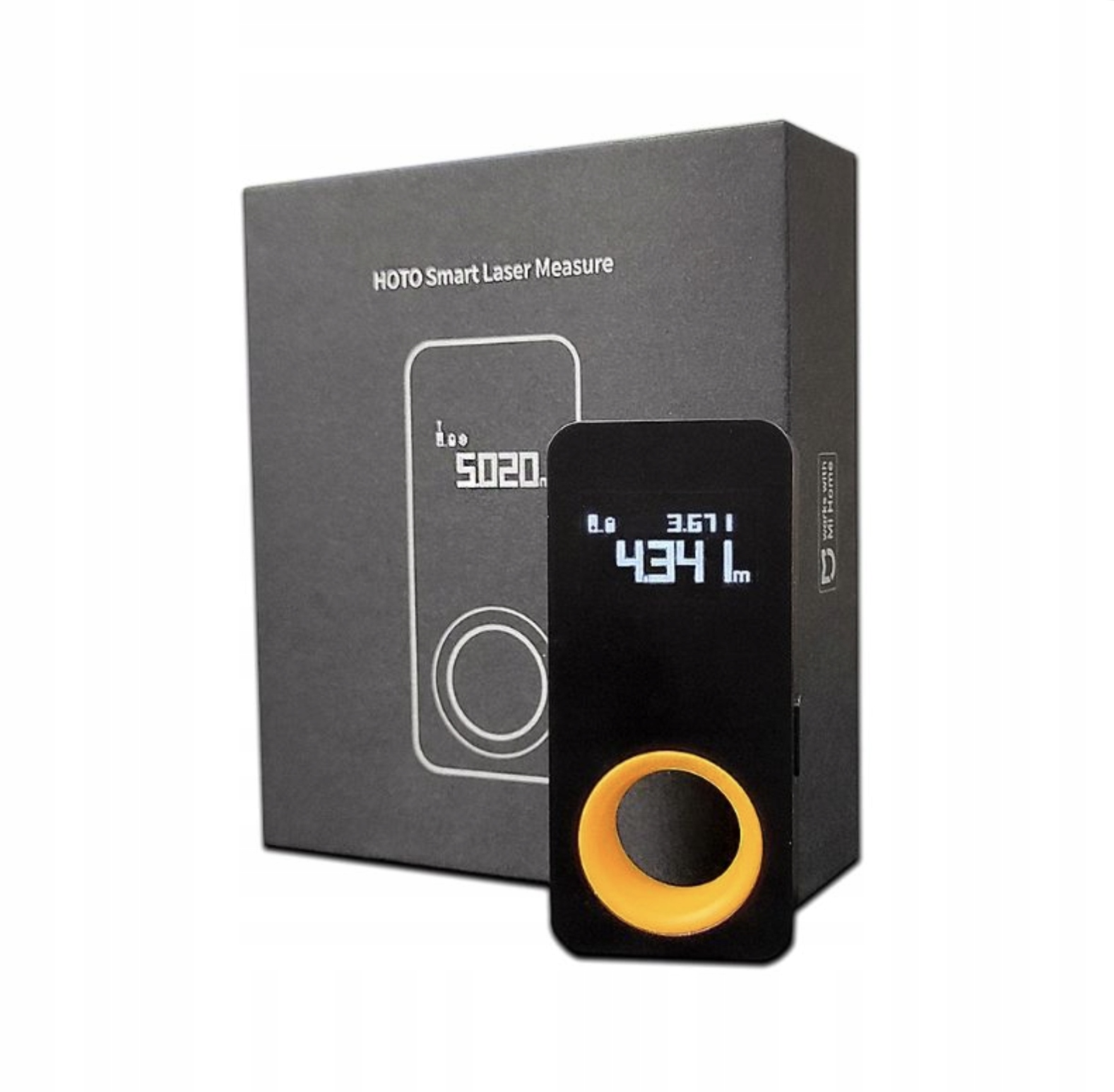 HOTO Laserowy Dalmierz 30m Bluetooth OLED USB-C — miniatura 11