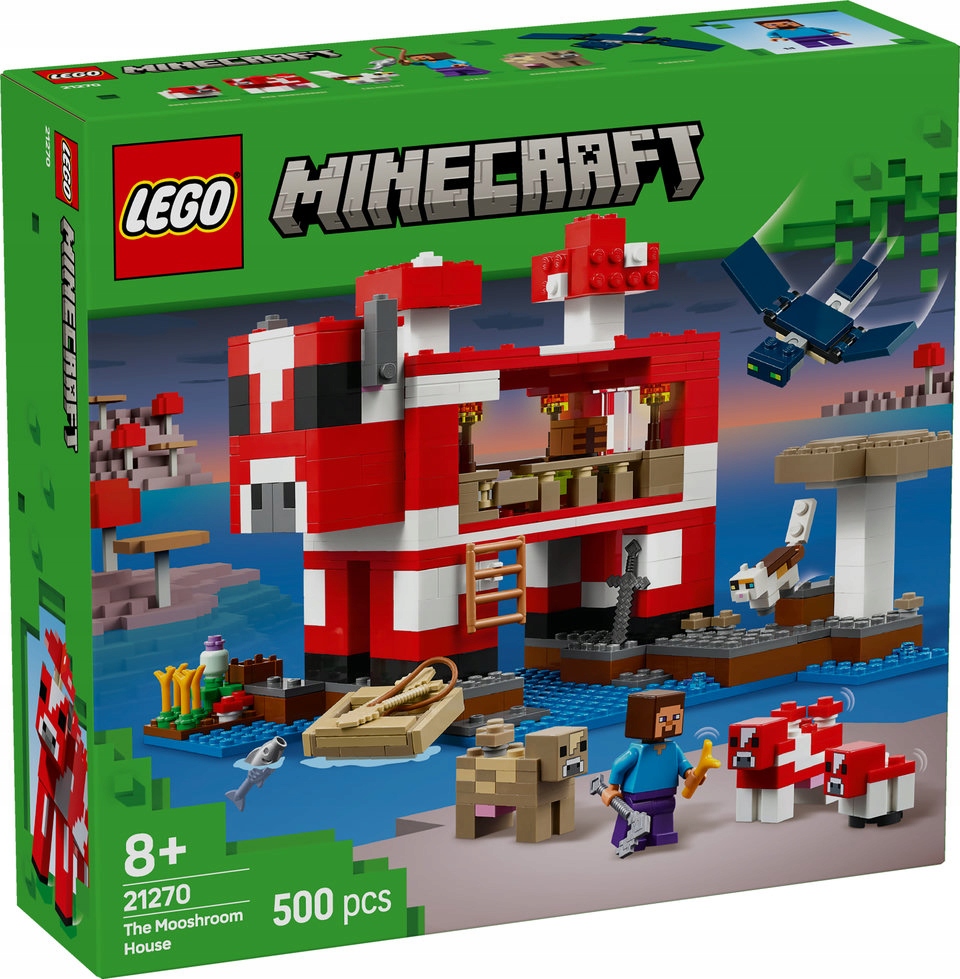 Lego Minecraft Dom grzybowej krowy