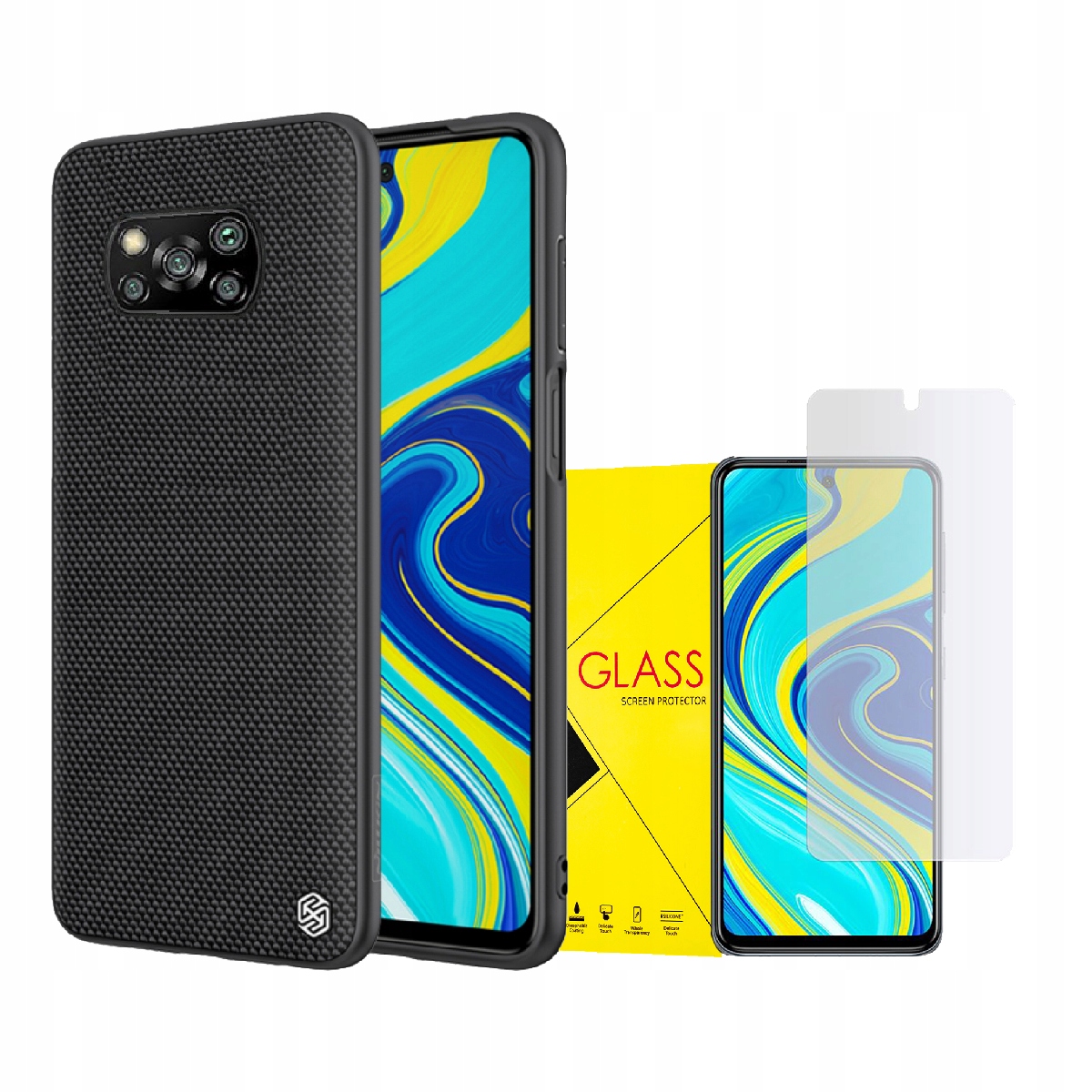 

Nillkin Etui Do Xiaomi Poco X3 Pro+szkło Hybrydowe