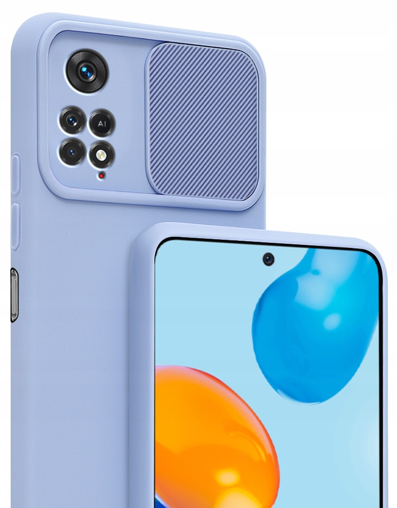 

Etui Silicone CamShield Szkło do Redmi Note 11 Pro
