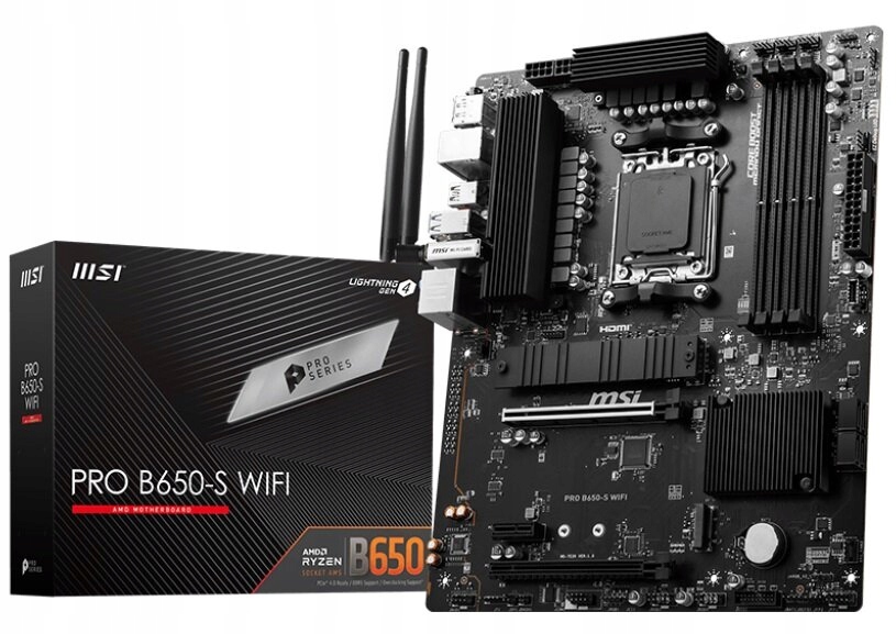 Płyta główna Msi Pro B650-S Wifi AM5 DDR5 Sata M.2 4xSATA
