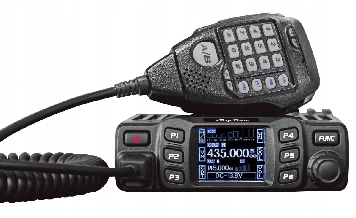 AnyTone AT-778UV Mobilne Radio Vhf/uhf 25W