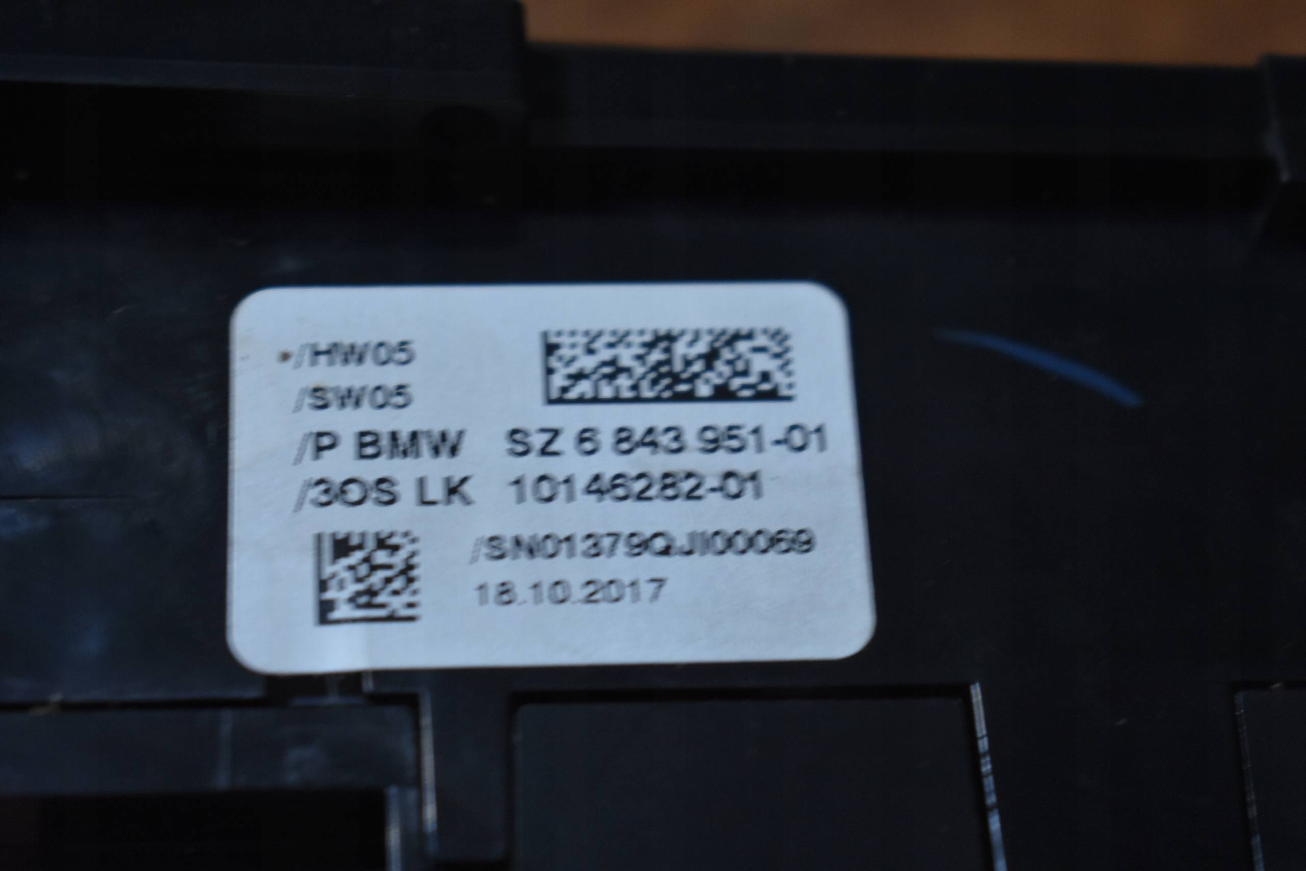 IDEALNY PANEL BLOK WLACZNIKOW amortizera BMW G01 G02 1 9