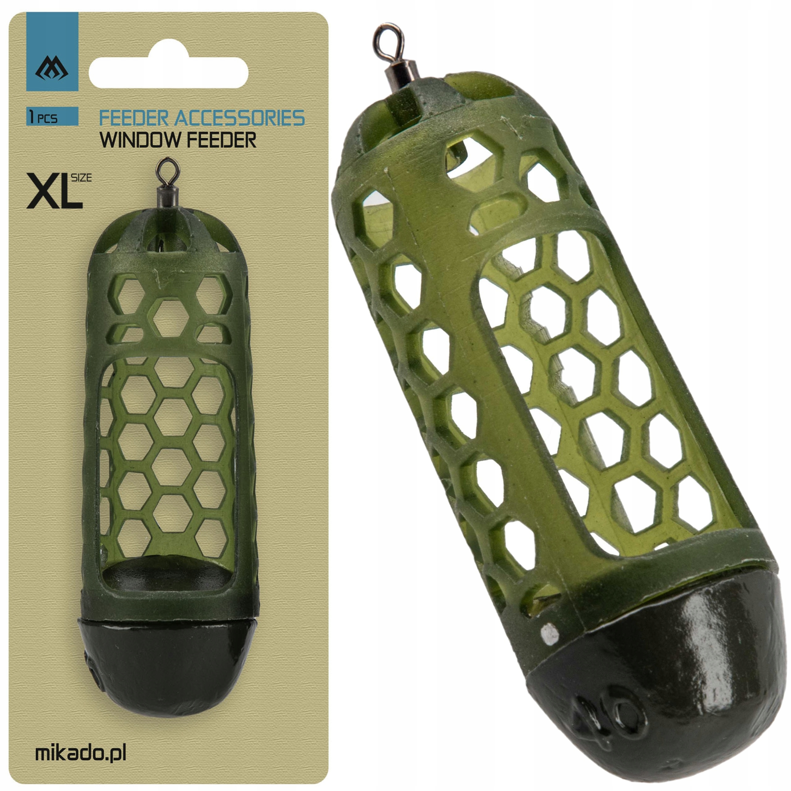 Koszyk Koszyczek Zanętowy 45G Window Feeder rozmiar XL do dalekich rzutów