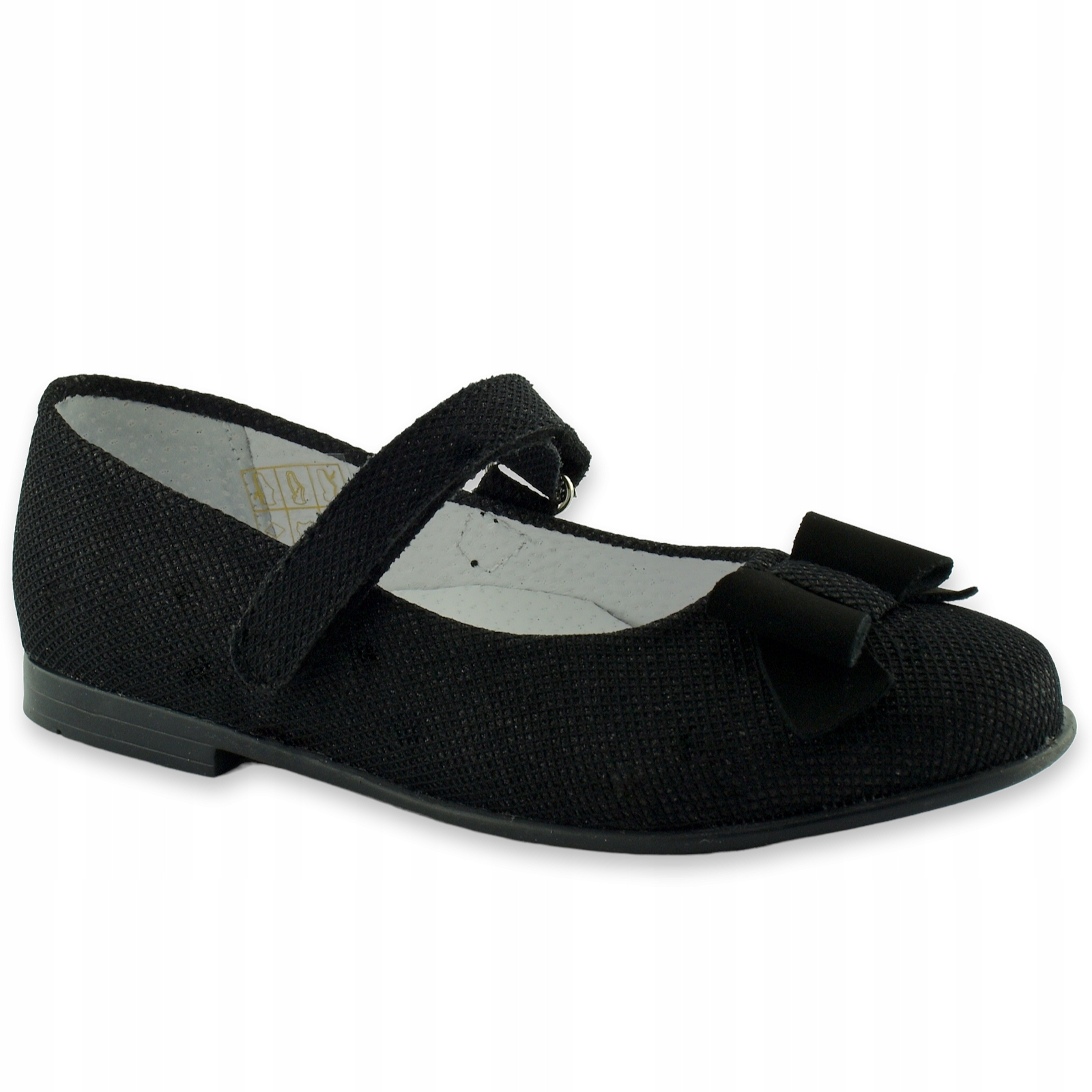 Czarne balerinki dla dziewczynki kokardka r.29 Stan opakowania oryginalne