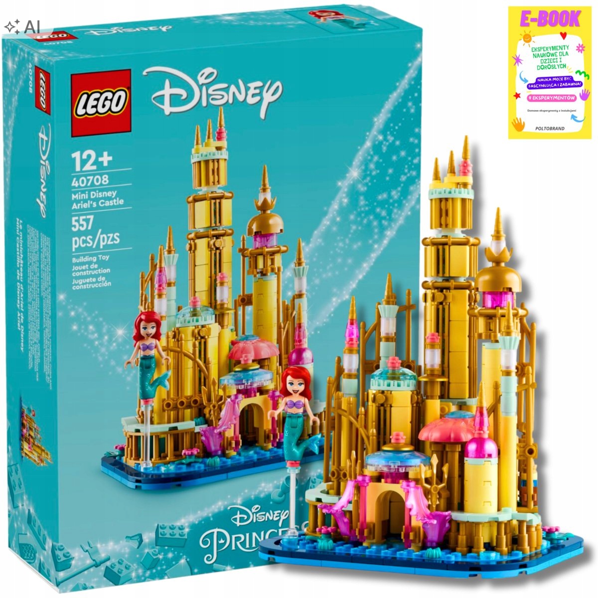 Lego Klocki Disney Zamek Arielki Dla Dziecka Ebook