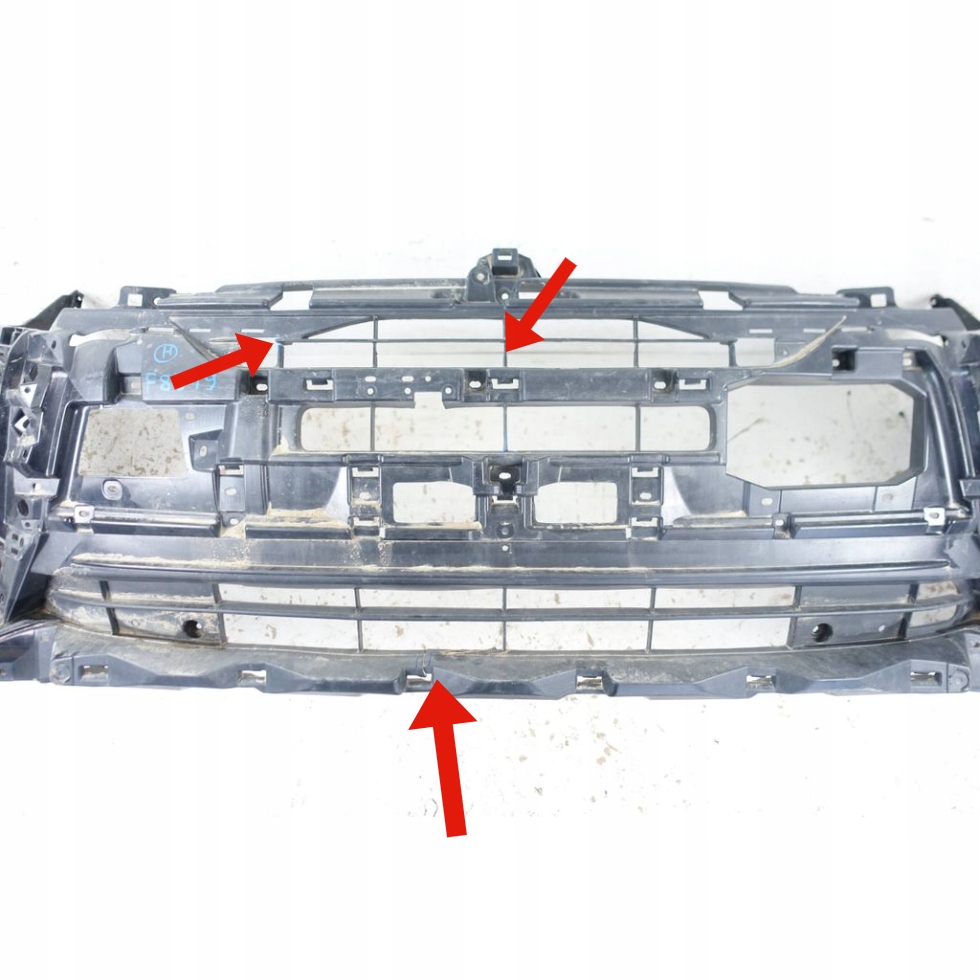 bumper front front MITSUBISHI OUTLANDER III LIFT 15-18 washers 4XPDC