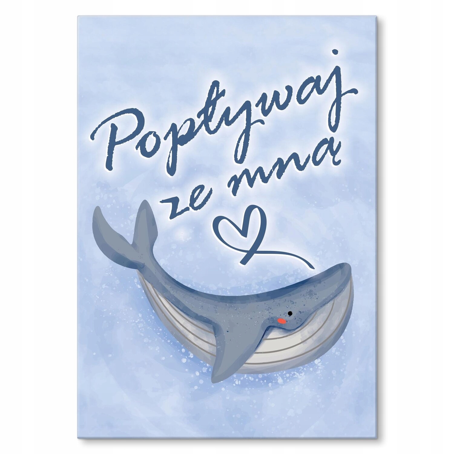 Kovový plakát Poplav se mnou Dárek 22 x 31 cm