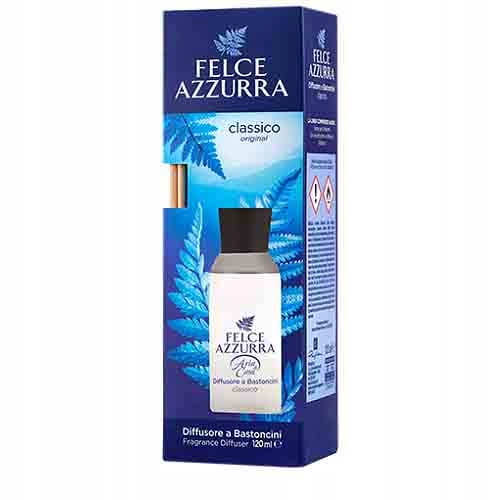 2x vonné tyčinky Bastoncini Deodoranti 120 ml Classico Felce Azzurra