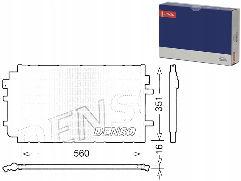 DENDCN12005 Chladič Klimatizace (s Odvlhčovačem) Asistent řidiče #33