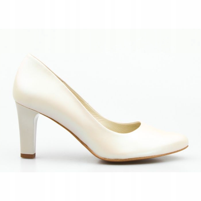 Klasické Lodičky Na Podpatku, Špička Ve Špici, Kůže