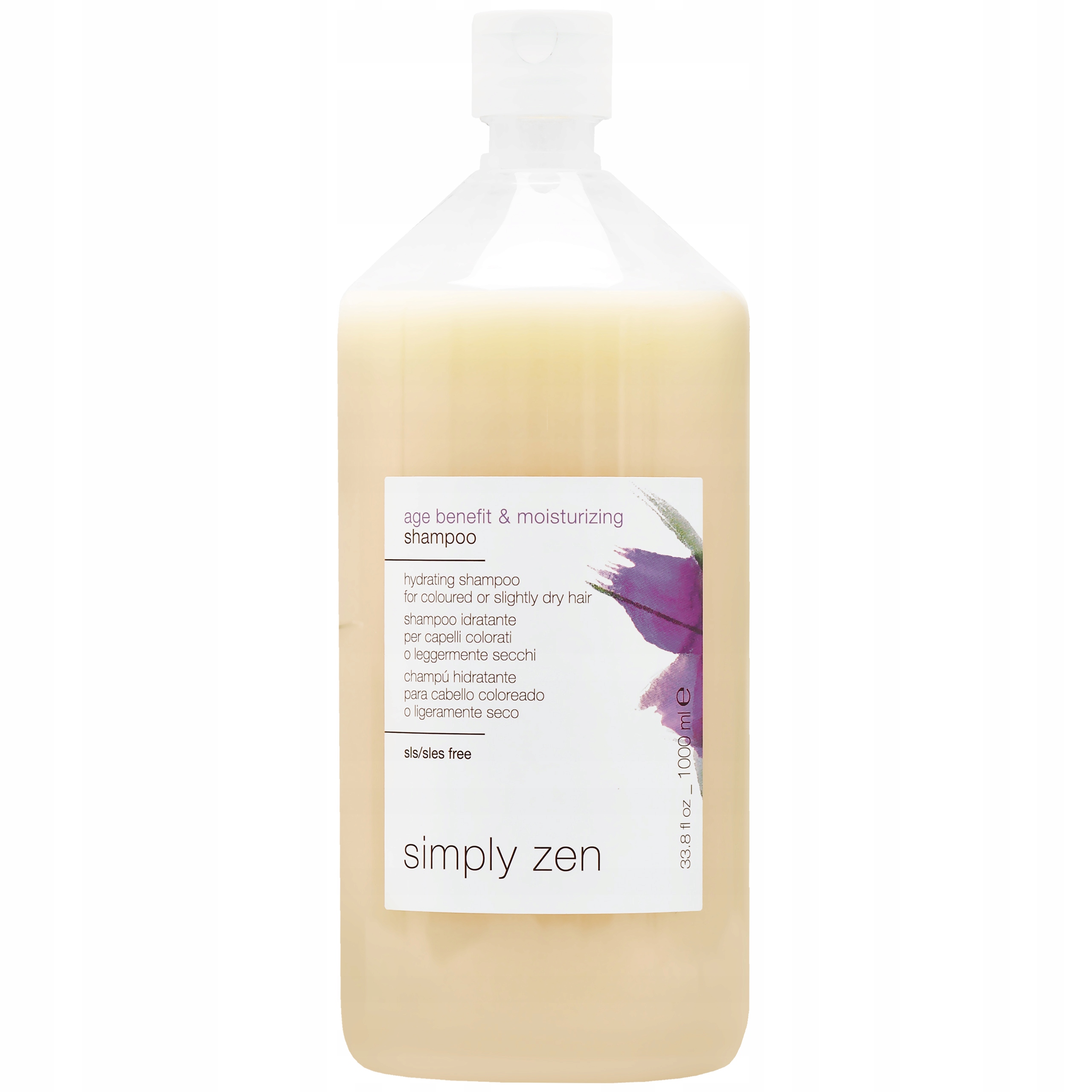 Tónovací Šampon pro šedivé blond vlasy Simply Zen Age Whiteness 1000 ml