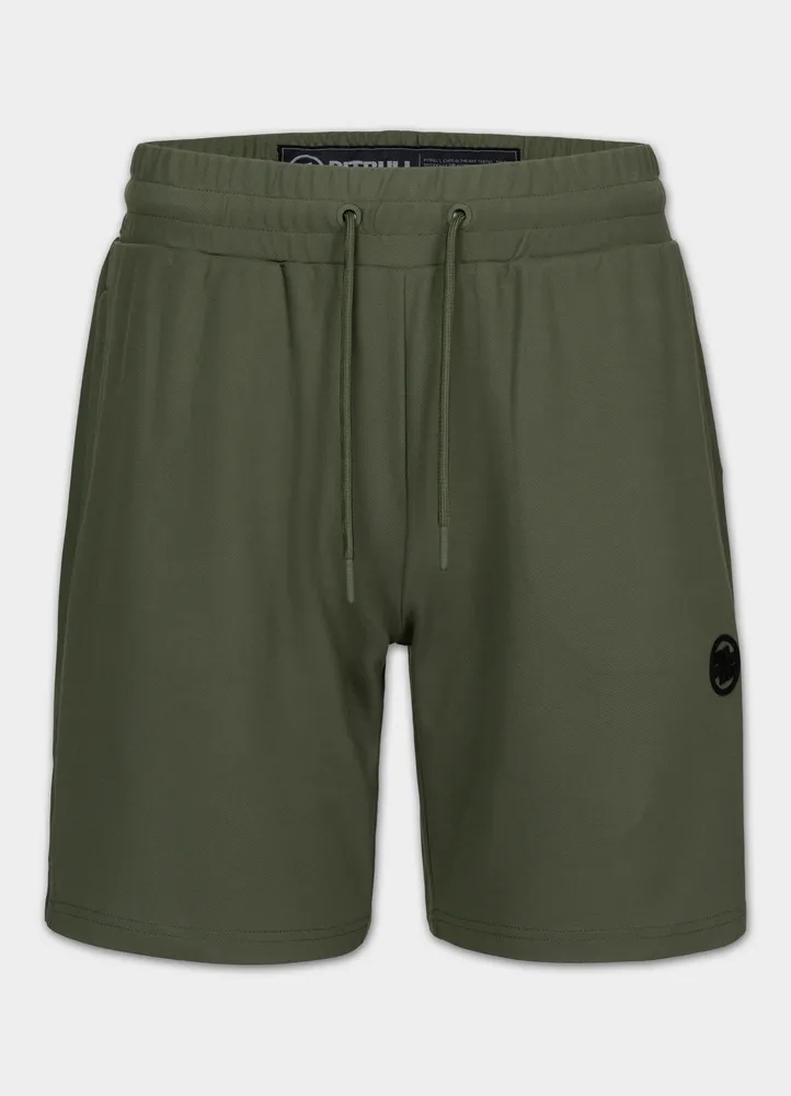 Pánské tenké teplákové šortky Pitbull Pique Rockey, rychleschnoucí, sportovní