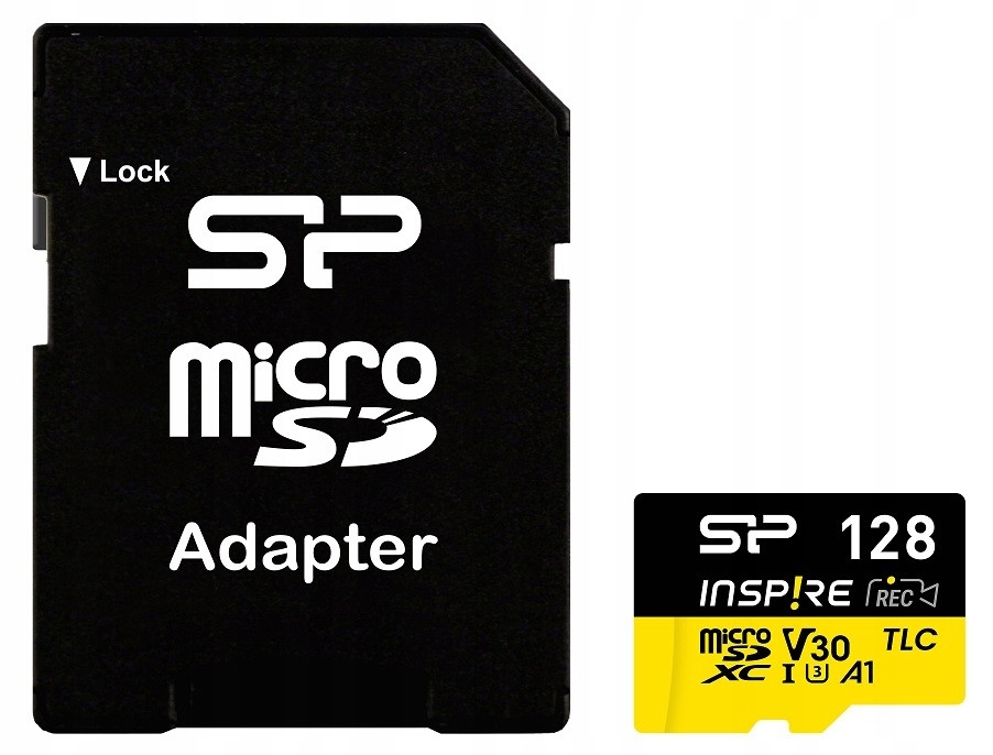 Karta pamięci microSDXC Inspire 128GB Uhs-i U3 A1