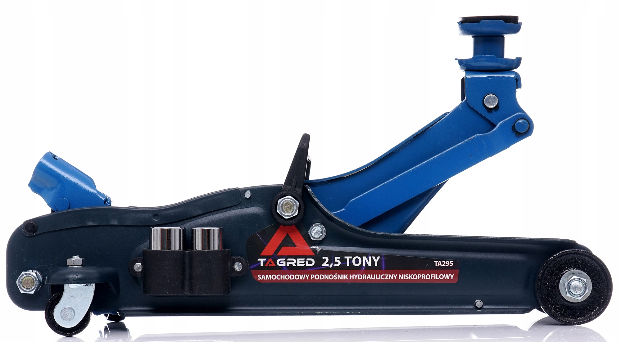 PODNOŚNIK ŻABA LEWAREK 2,5T KOBYŁKI 3 KLUCZ DO KÓŁ Minimalna wysokość podnoszenia 85 mm