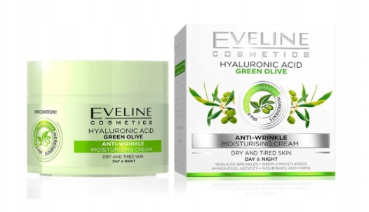 

Eveline krem Kwas hialuronowy Zielona Oliwka 50ml