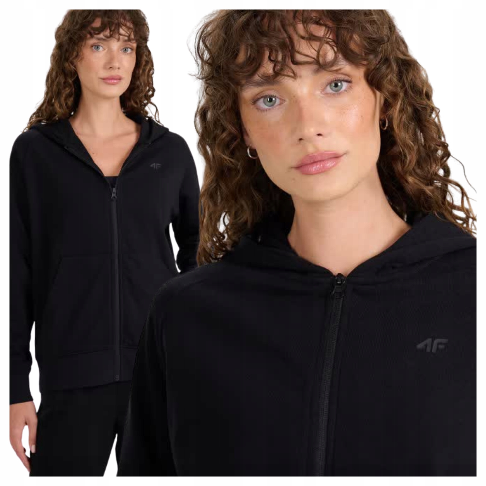 Dámská Mikina 4F S Kapucí , teplá, sportovní
