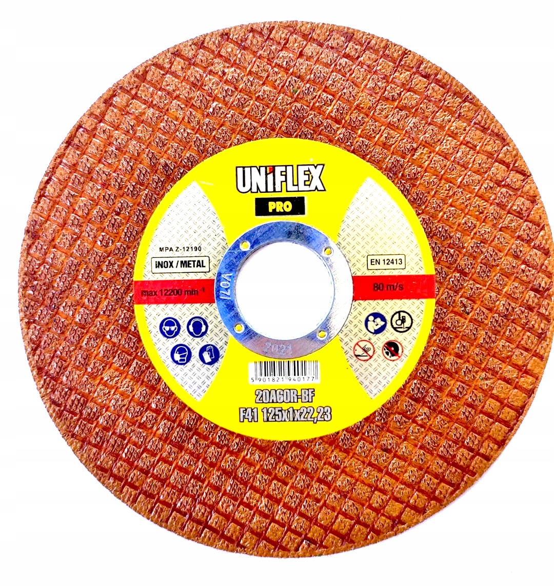 

Paczka Tarcz do cięcia Metalu Inox 125x1x22 Pro