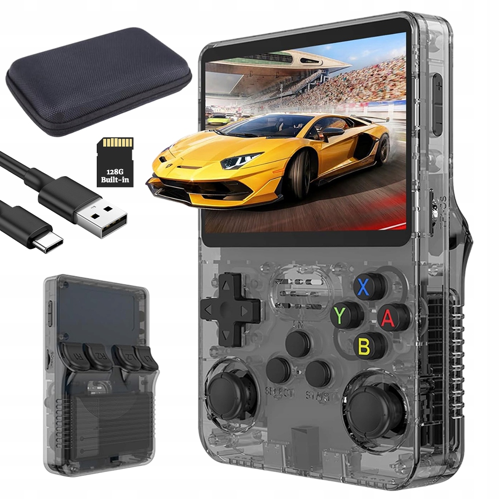 R36S Konsola Mini Przenośna 21000 Gier Retro Konsola Do Gier