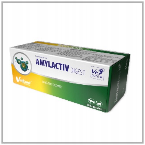 Amylactiv Digest 120 kaps Vetfood kot, pies