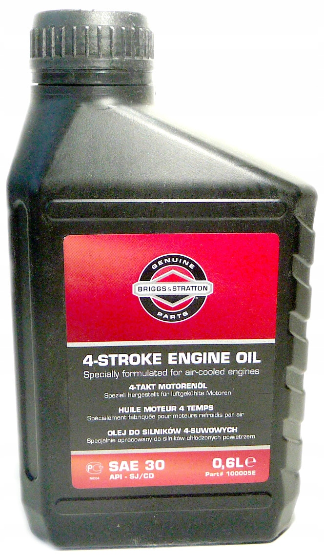 

Olej Silnikowy Briggs 4T 600ml Sae 30 Do Kosiarek