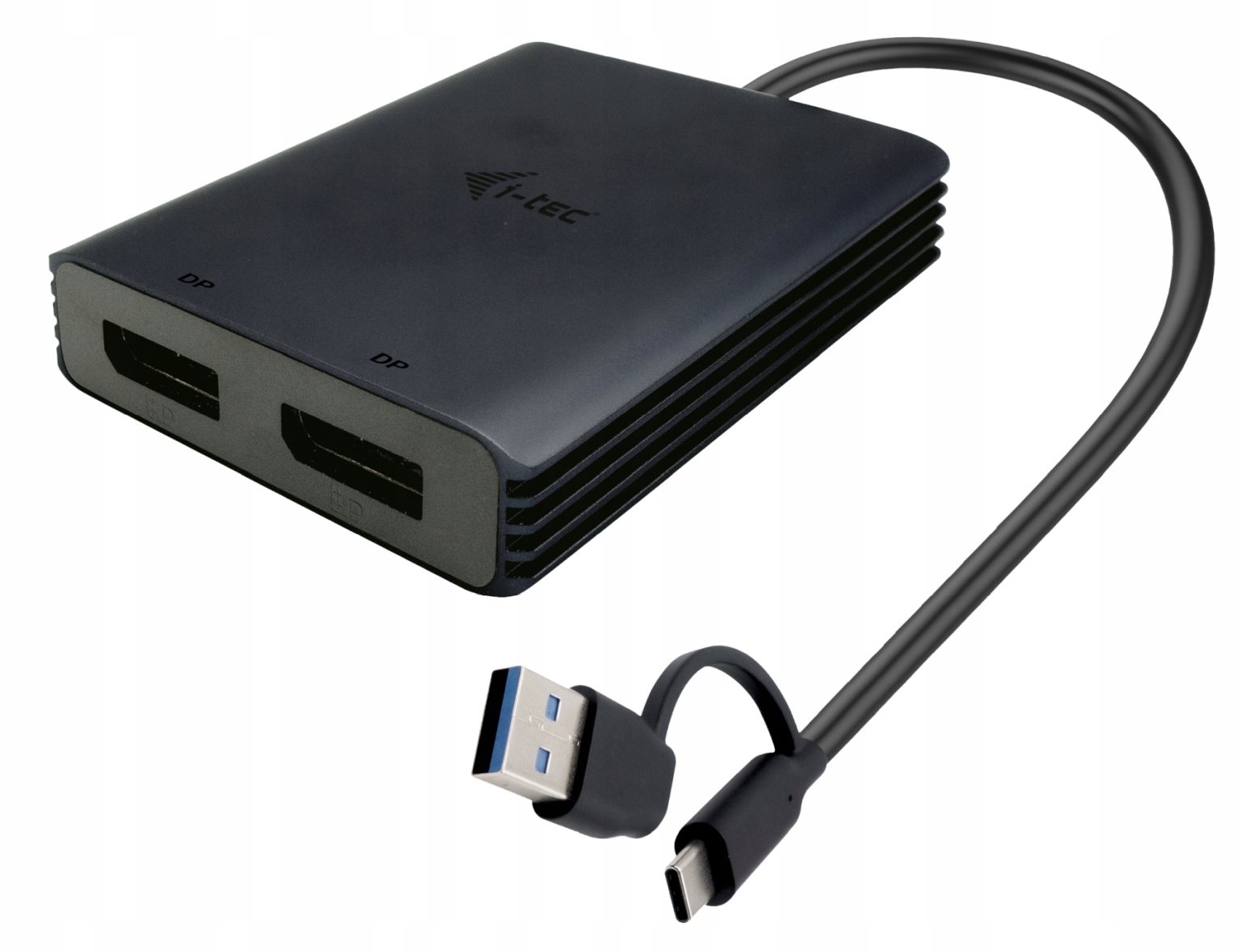 i-tec Usb-a/ Usb-c Dual 4K Dp Video adaptér CADUAL4KDP