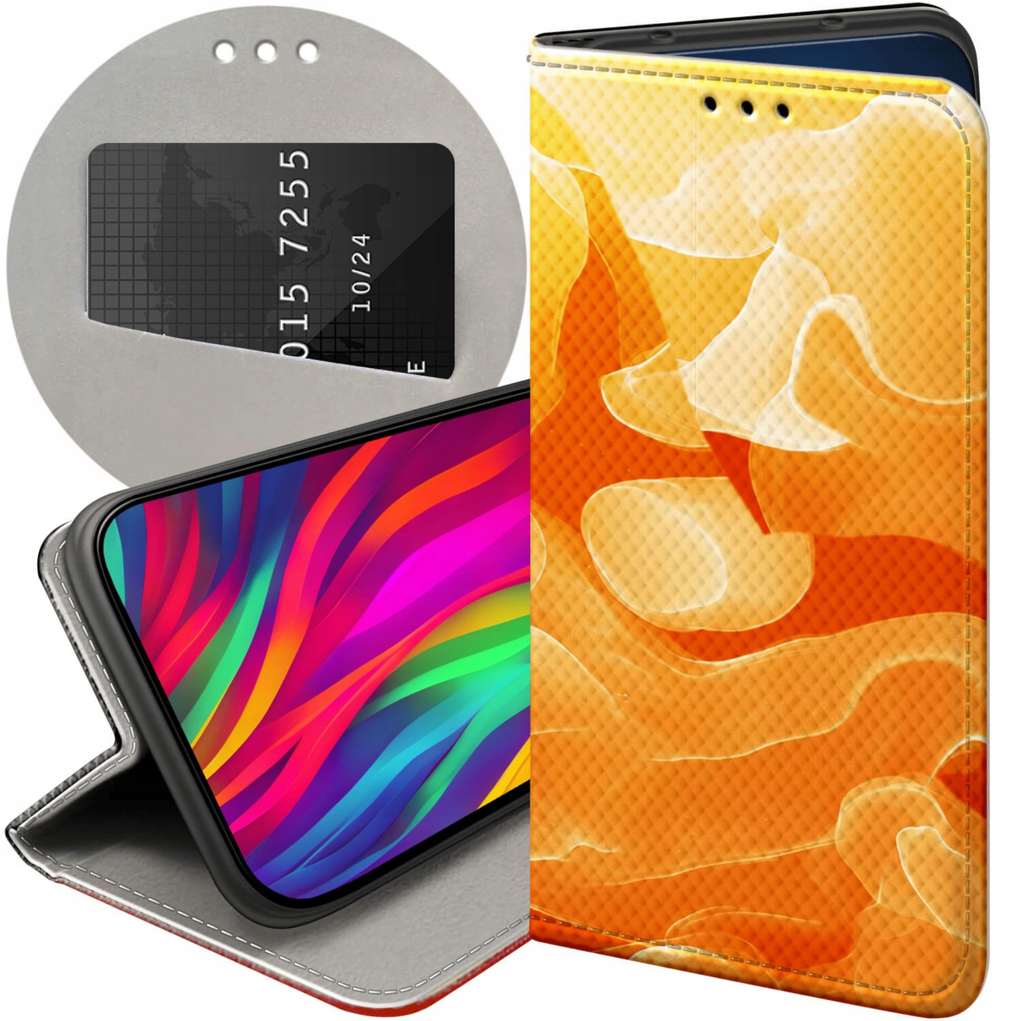 Etui Z Klapką Do Xiaomi Redmi 9 Pomarańczowe Pomarańcze Orange Case