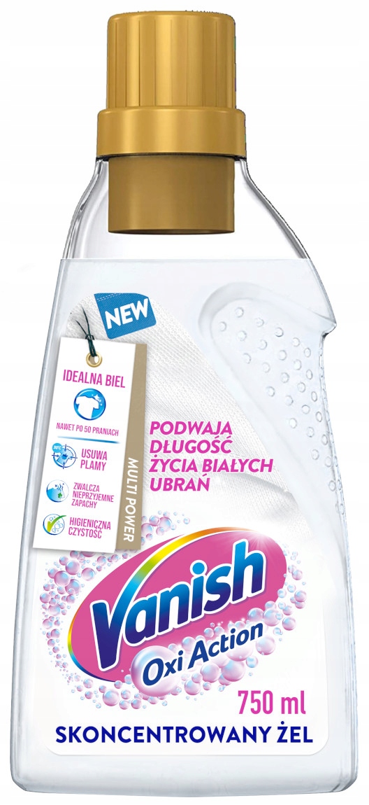 

Vanish Oxi Action skoncentrowany żel biel 750 ml