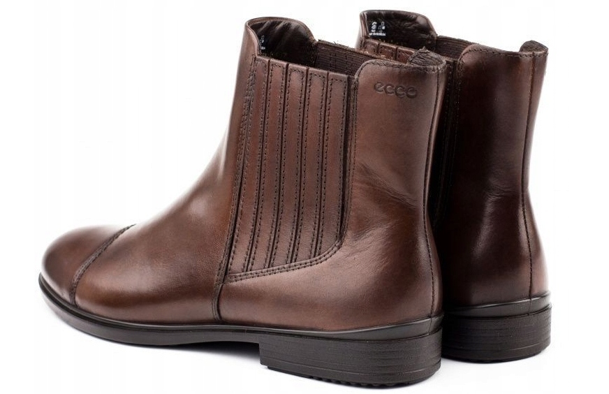 BOTKI SKÓRZANE ECCO TOUCH 261743/01014 BRĄZ r.40 Rozmiar 40