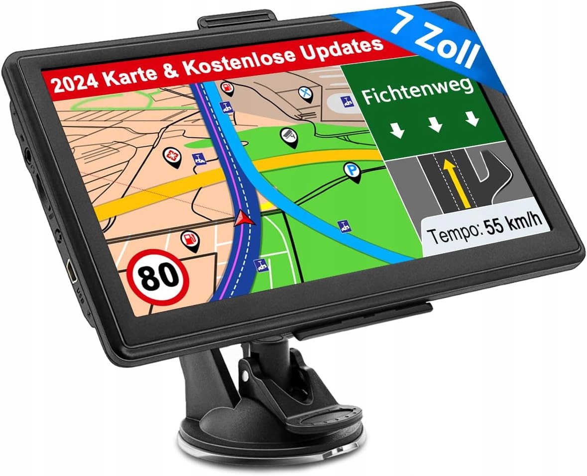 Nawigacja samochodowa Gps dla Ciężarówek 7Cali Ekran Obsługuje map Europy