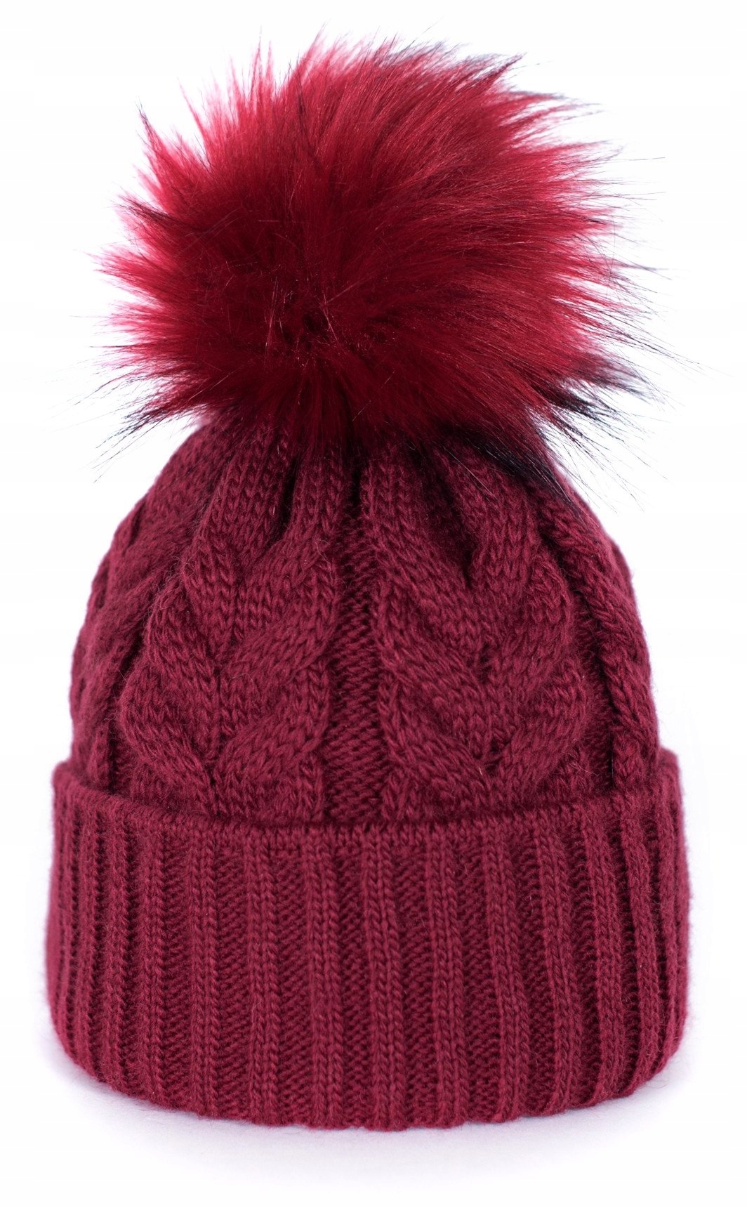 

Szaleo polska Czapka pompon warkocz cz17802-7