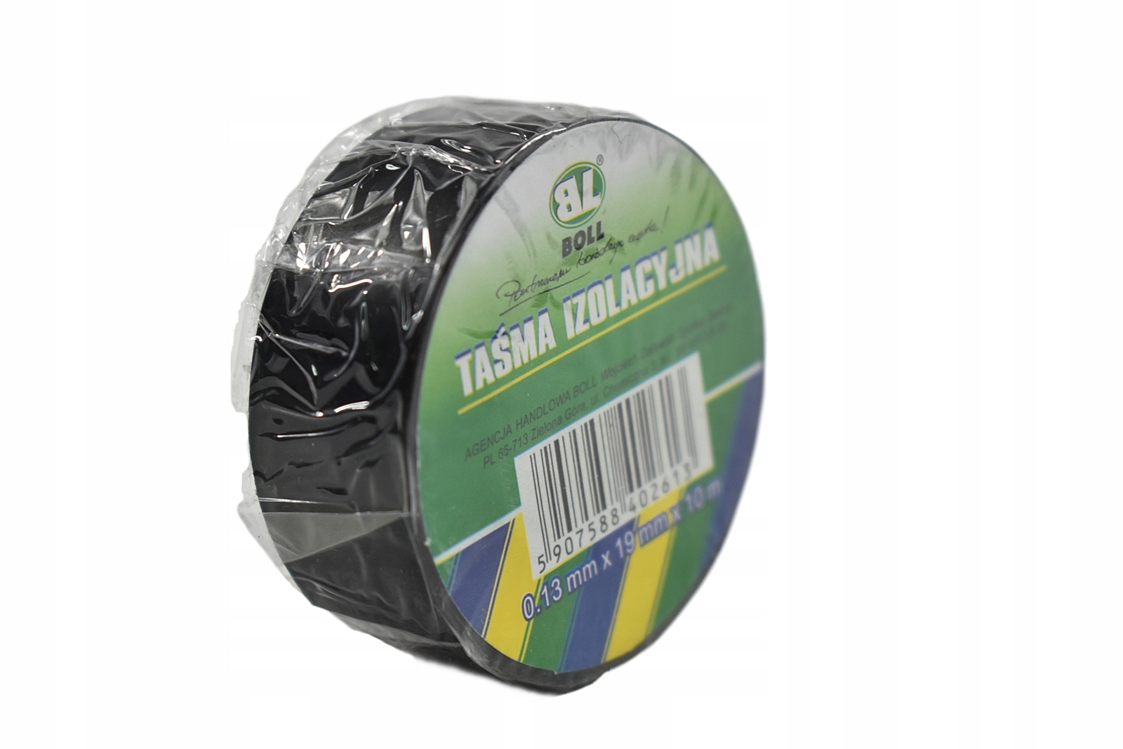 

Boll Taśma Izolacyjna 19MMX10M Czarna Mocno Klejąc