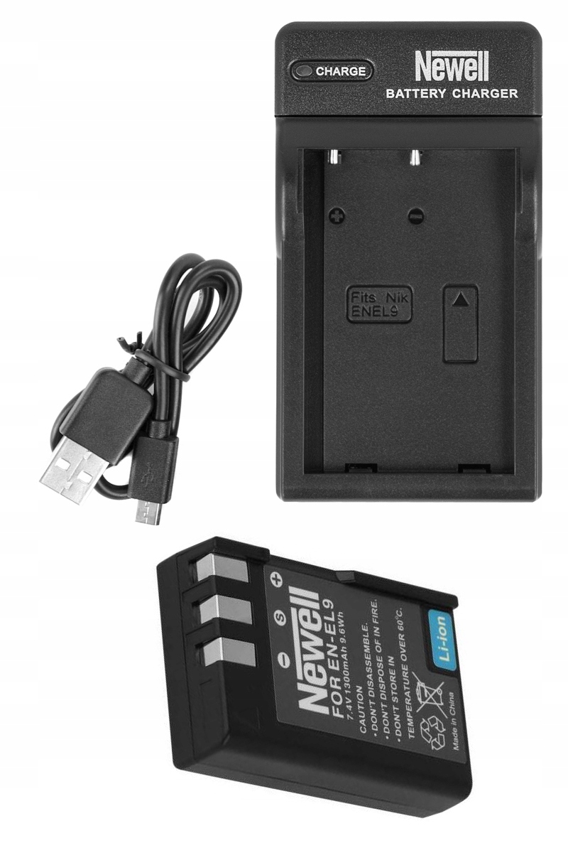 

Ładowarka Usb+bateria Do Nikon D40 D3000 D5000