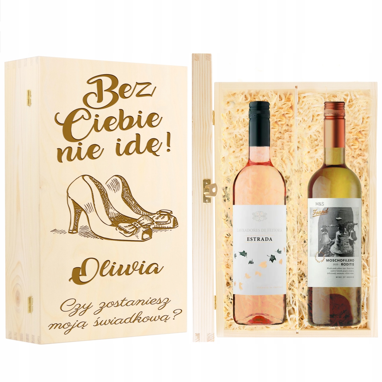 Czy Zostaniesz Moim Swiadkiem - skrzynka na wina
