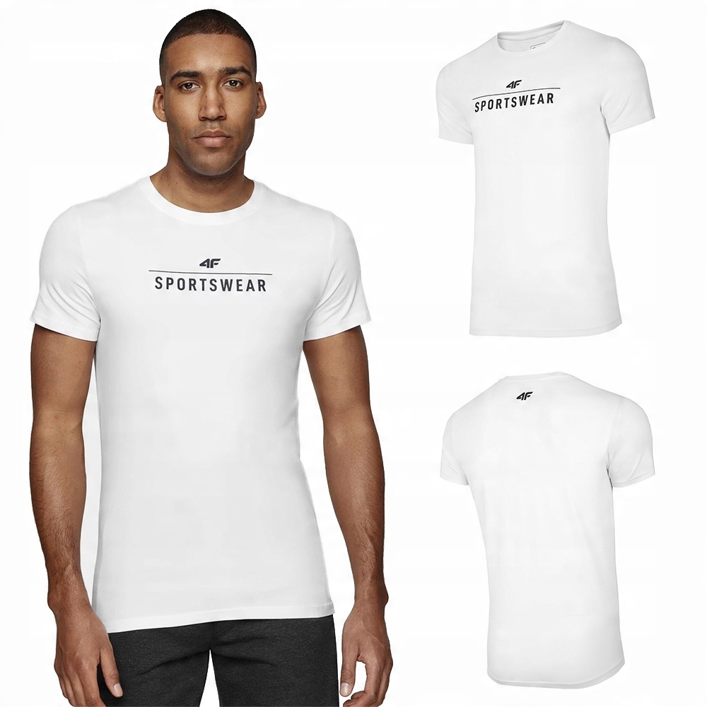 

4F T-shirt Koszulka Męska TSM005 Bawełniana L