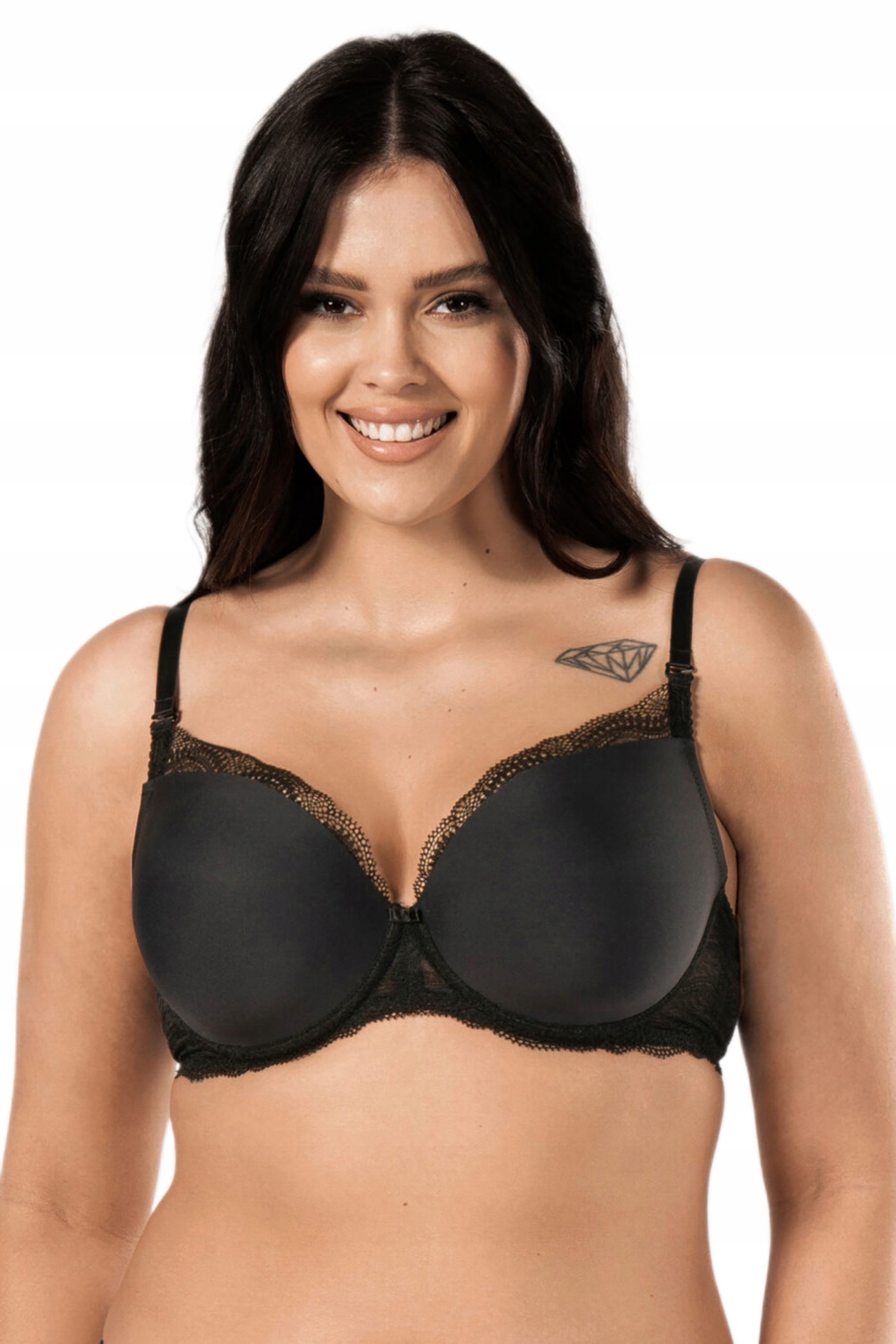 Mefemi By Nipplex Biustonosz Pepite Push Up 75C Czarny