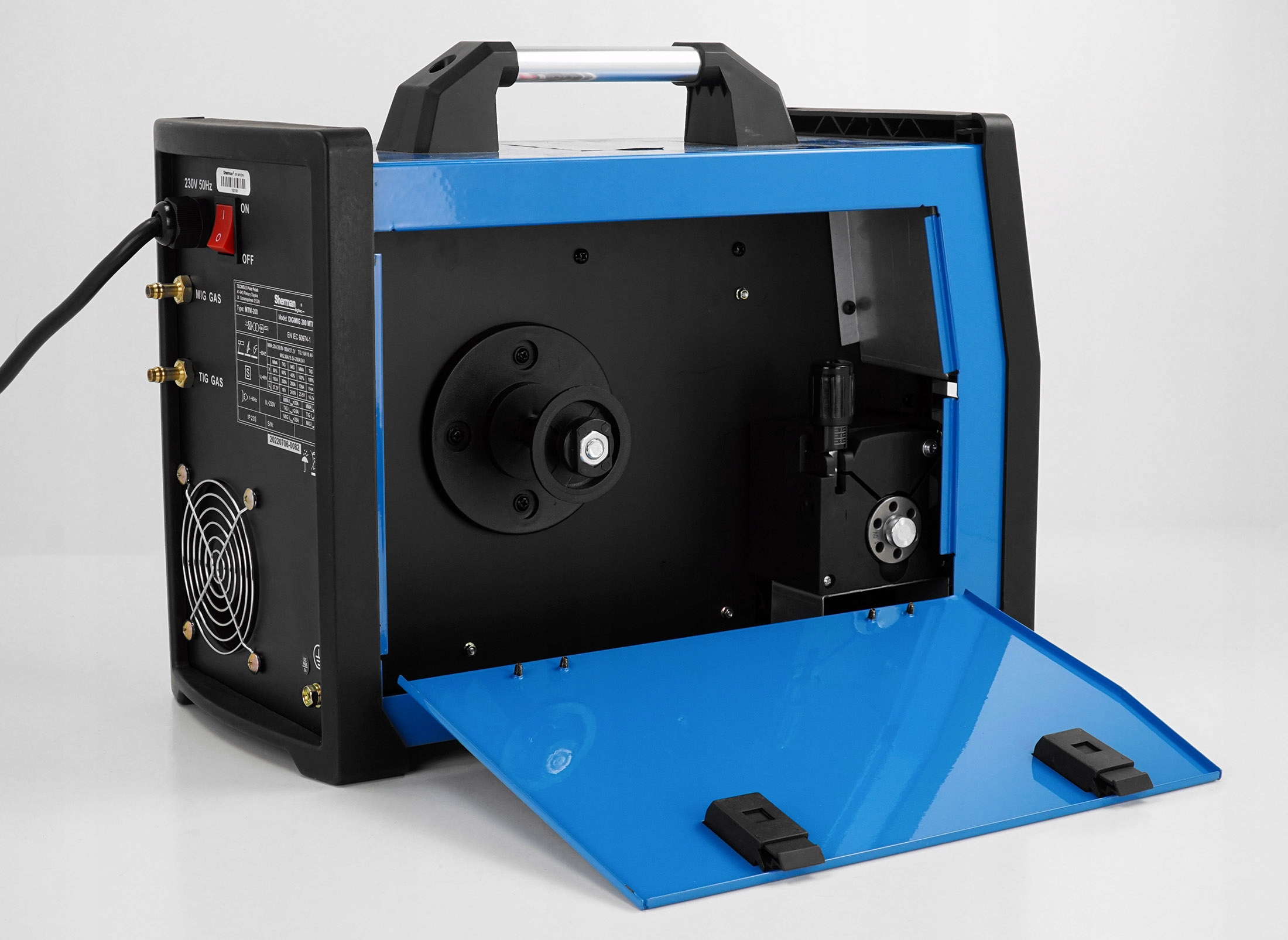 Spawarka MIGOMAT 3w1 Sherman DIGIMIG 200 MTM Puls Synergia + uchwyt TIG Metody spawania MIG/MAG MMA TIG
