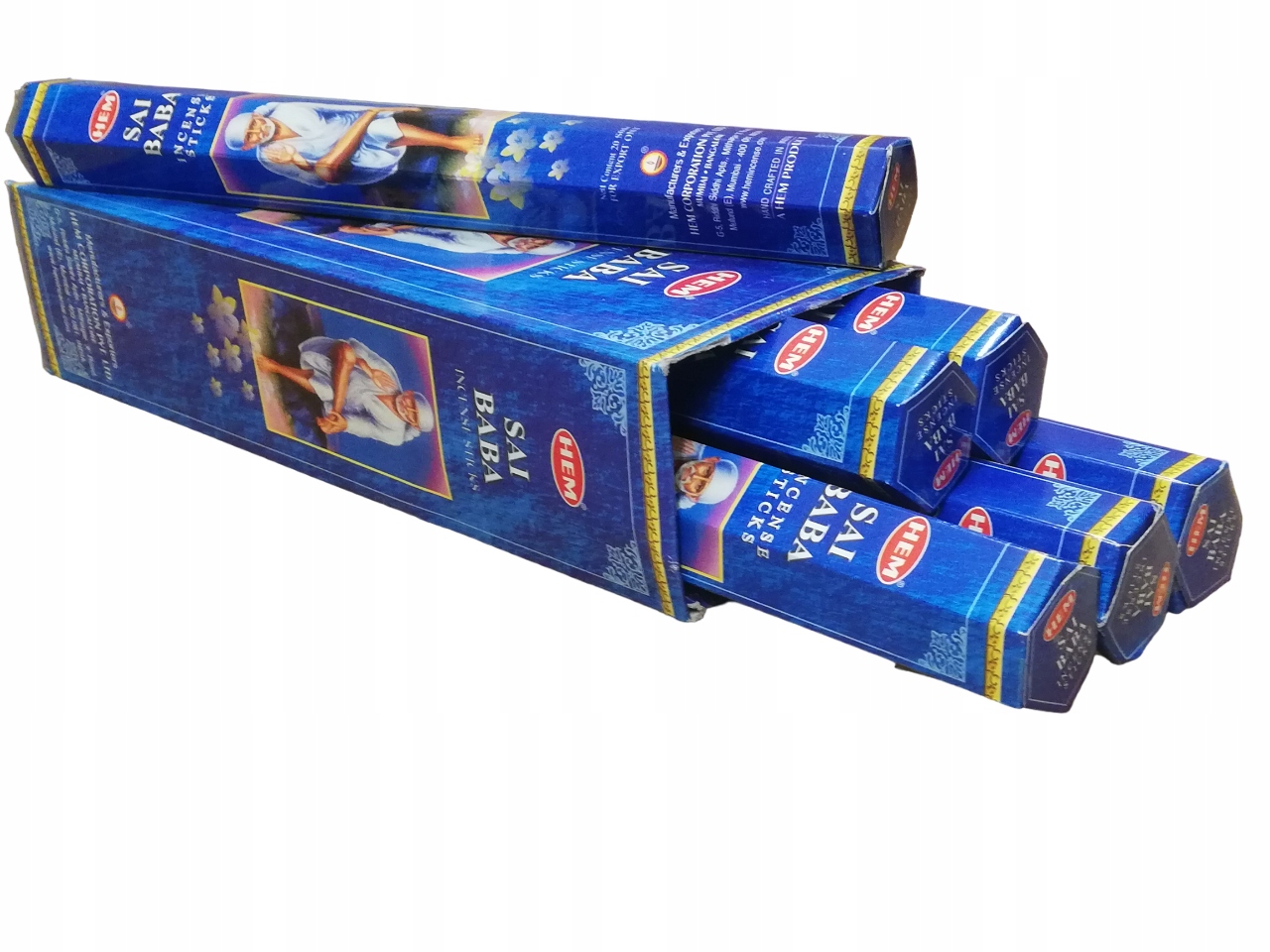 INDYJSKIE KADZIDEŁKA ZAPACHOWE SAI BABA HEM 120 szt. KADZIDŁA