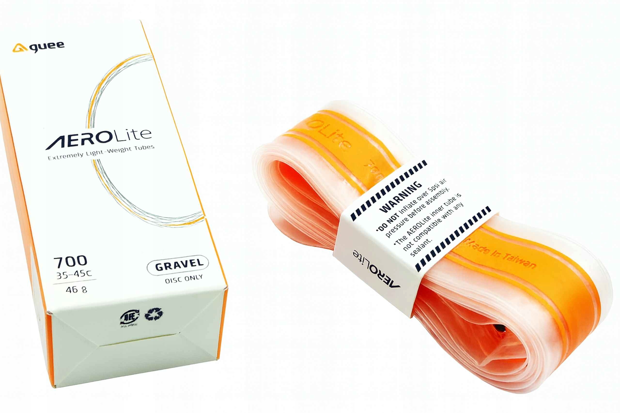 Guee Premium dętka Aero Lite Tpu 700x35-45C Gravel lekka 46g Presta 40mm