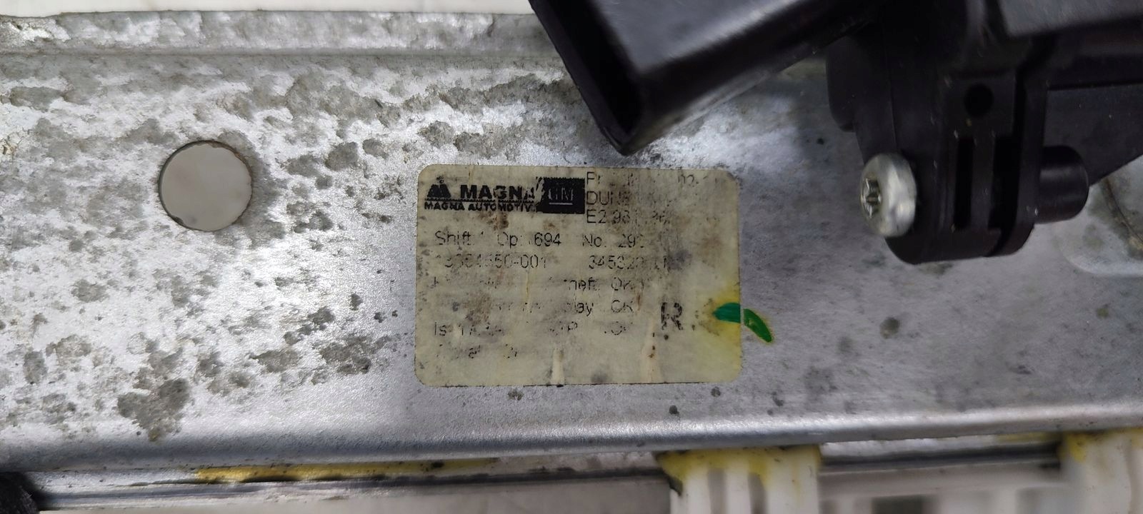 window regulator right rear part mechanism Opel Meriva B