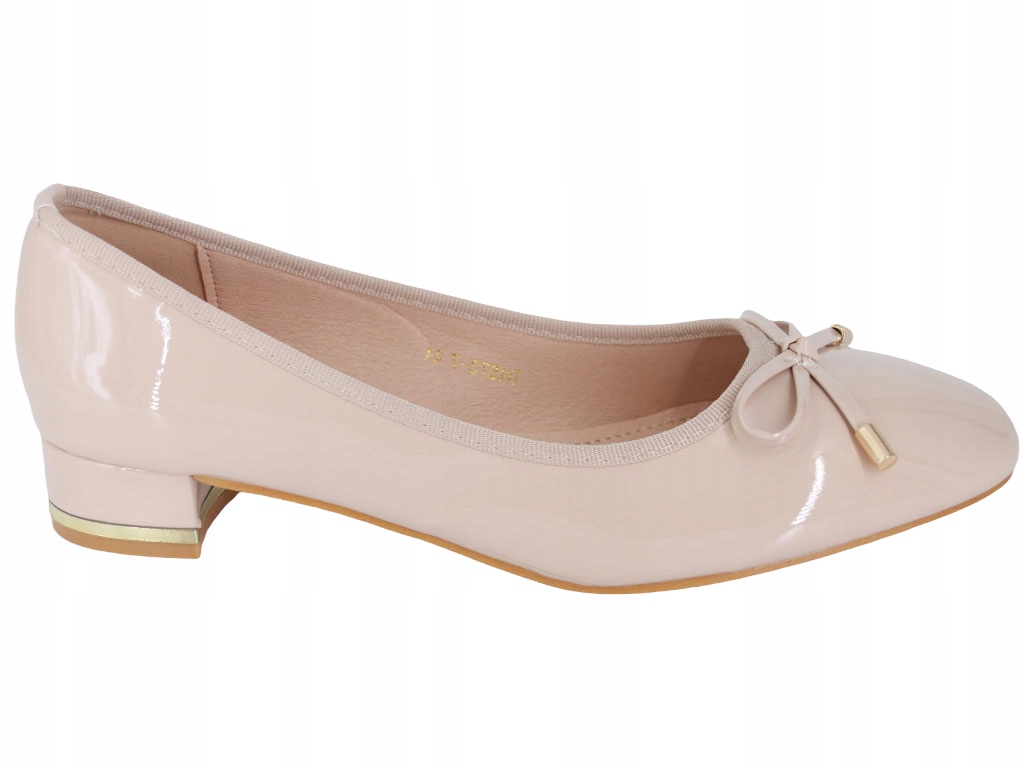 

Czółenka Na Słupku Buty Beżowe D6DM573-7 43