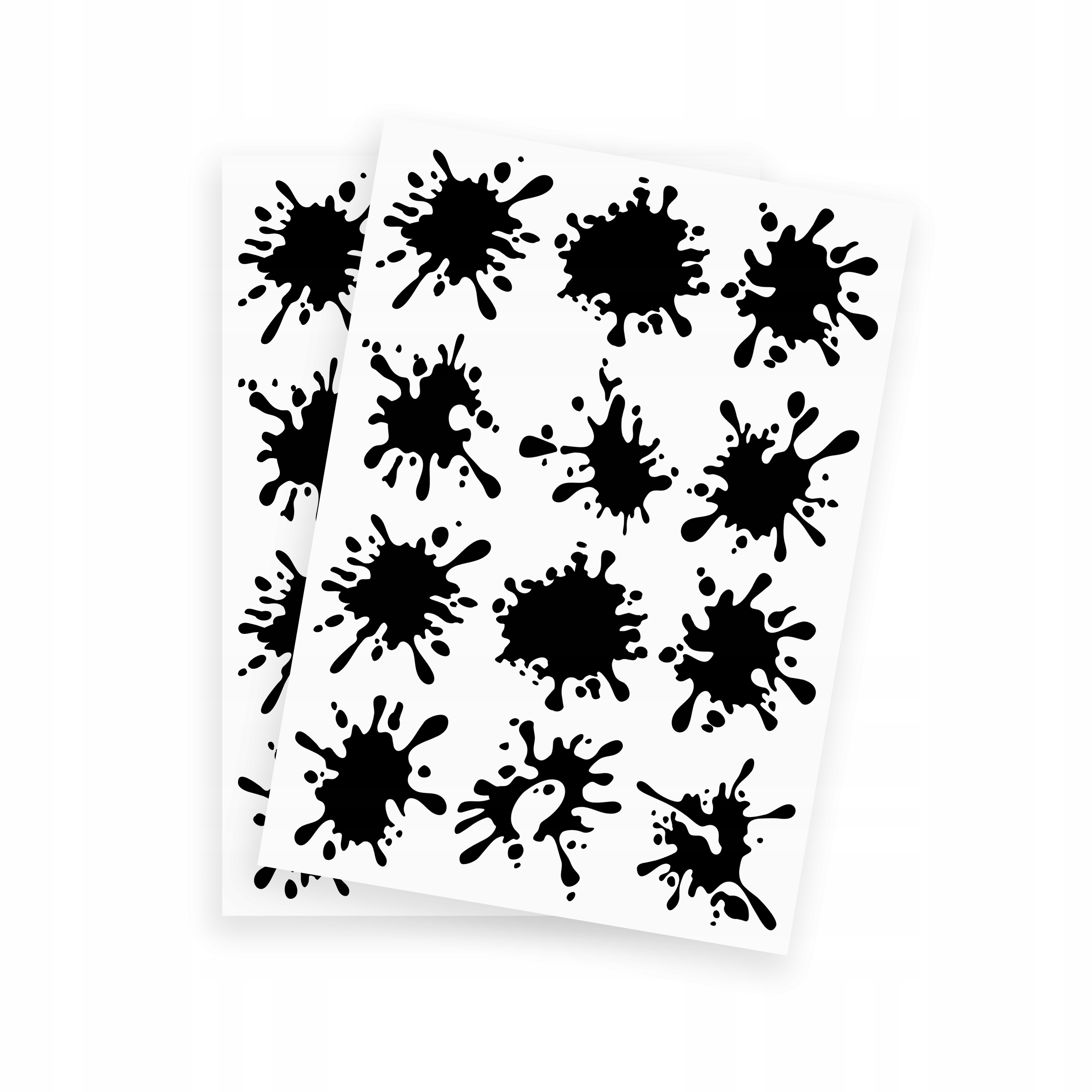 Naklejki na samochód plama plamy kleksy 24 sztuk do wyboru