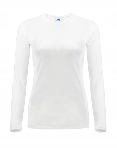 

T-shirt Damski Jhk z długim rękawem Wh biały XXL