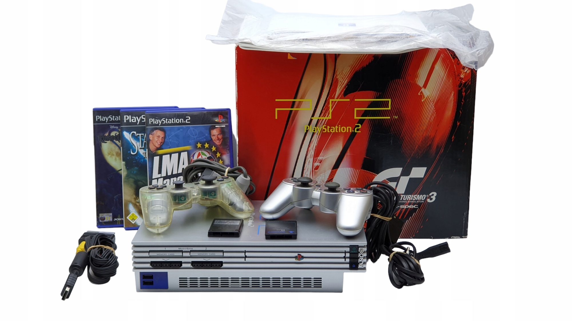 KONSOLA PLAYSTATION 2 GT3 RACING PACK SCPH-35004GT