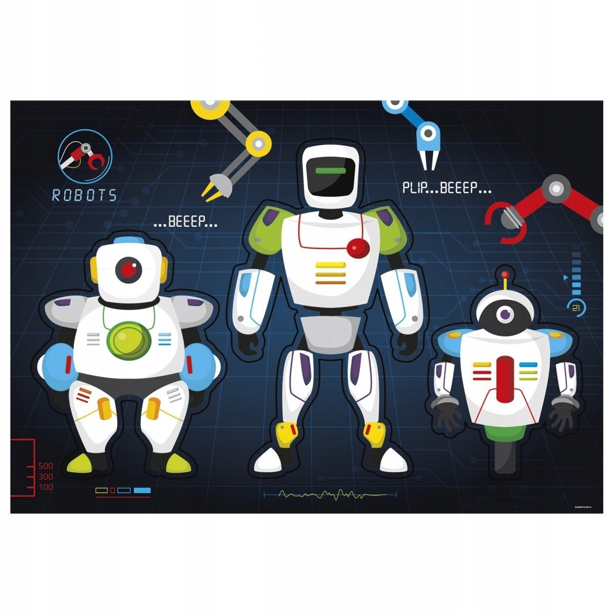 Podkład oklejany na biurko ROBOTY (PORO11)